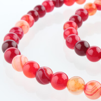 Natural Gemstone Agate Round Bead Strands Dyed DarkRed 6mm Hole 1mm about 63pcsstrand 1535
Natural Gemstone Agate Round Bead Strands Dyed DarkRed 6mm Hole 1mm about 63pcsstrand 1535
