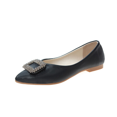 Single shoe female autumn retro diamond square buckled flat bottom ladle shoe fashionable pointed anti-skid pregnant womens shoes
Single shoe female autumn retro diamond square buckled flat bottom ladle shoe fashionable pointed anti-skid pregnant womens shoes