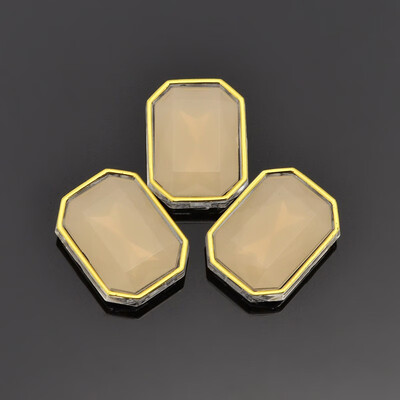 Sew on Rhinestone Taiwan Acrylic Golden Plated Garment Accessories Rectangle NavajoWhite 14x12x65mm Hole 1mm
Sew on Rhinestone Taiwan Acrylic Golden Plated Garment Accessories Rectangle NavajoWhite 14x12x65mm Hole 1mm