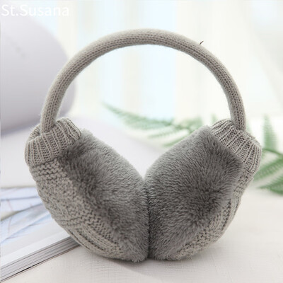 St Susanna earmuffs earmuffs female winter warm knit plus velvet earmuffs cute ear set student ear warm ear tweezers S18M6783 gray adjustable
St Susanna earmuffs earmuffs female winter warm knit plus velvet earmuffs cute ear set student ear warm ear tweezers S18M6783 gray adjustable