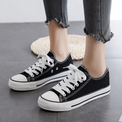 2019 fall new version of the Korean version of small white canvas shoes womens shoes flat soles students cloth shoes black b
2019 fall new version of the Korean version of small white canvas shoes womens shoes flat soles students cloth shoes black b