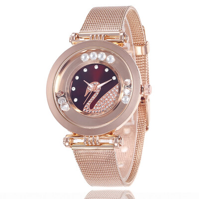 Mesh belt fashion ladies watch wholesale simple diamond sand swan student popular watch
Mesh belt fashion ladies watch wholesale simple diamond sand swan student popular watch