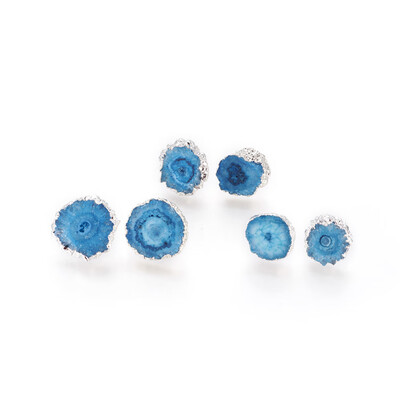 Natural Dyed Quartz Stud Earrings with Stainless Steel Findings Flat Round Silver DodgerBlue 1422x1422x56mm Pin 07mm
Natural Dyed Quartz Stud Earrings with Stainless Steel Findings Flat Round Silver DodgerBlue 1422x1422x56mm Pin 07mm