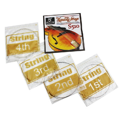 Spock S510 4pcs Mandolin String Stainless Steel Exquisite Stringed Musical Instrument
Spock S510 4pcs Mandolin String Stainless Steel Exquisite Stringed Musical Instrument