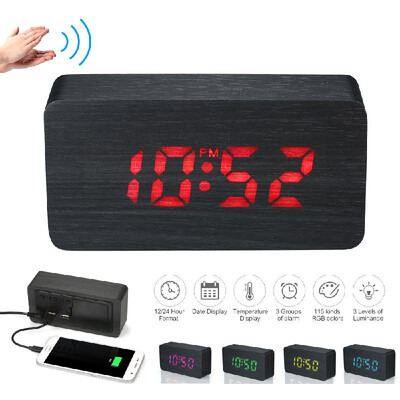 USBBattery Operated Digital 115-Color RGB LED Alarm Clock TimeTemperatureDate Display 3-Level Brightness Voice Control Snooze A
USBBattery Operated Digital 115-Color RGB LED Alarm Clock TimeTemperatureDate Display 3-Level Brightness Voice Control Snooze A