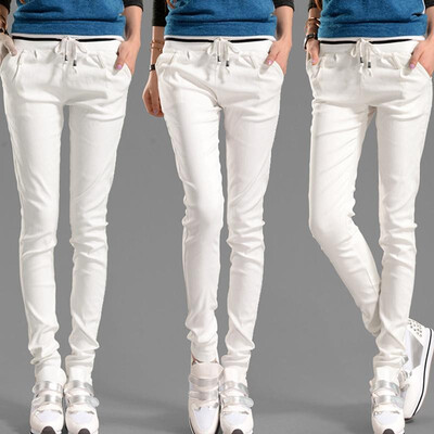 New Fashion Women Casual Pants Elastic Waist Drawstring Slim Pencil Pants Trousers BlackWhite
New Fashion Women Casual Pants Elastic Waist Drawstring Slim Pencil Pants Trousers BlackWhite