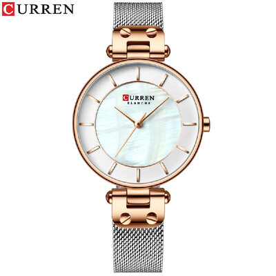 Curren Woman Watches Waterproof Alloy Case Stainless Steel Band Quartz Watch Fashion Exquisite Wristwatch
Curren Woman Watches Waterproof Alloy Case Stainless Steel Band Quartz Watch Fashion Exquisite Wristwatch
