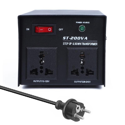 Intelligent Efficient Step Up Down Power Transformer 200W Home-use 100V-220V Household Electrical Appliance Voltage Converter
Intelligent Efficient Step Up Down Power Transformer 200W Home-use 100V-220V Household Electrical Appliance Voltage Converter