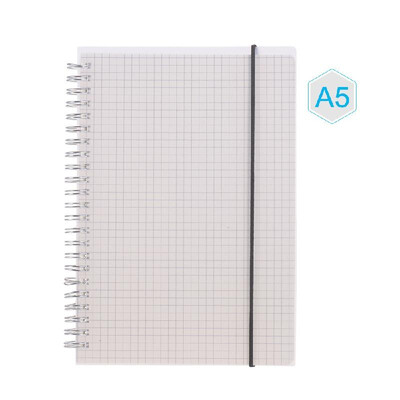 A5 Coil Notebook Spiral Notebooks with Elastic Band 5mm Grid Pages Diary Journal Memo Office&School Supplies
A5 Coil Notebook Spiral Notebooks with Elastic Band 5mm Grid Pages Diary Journal Memo Office&School Supplies