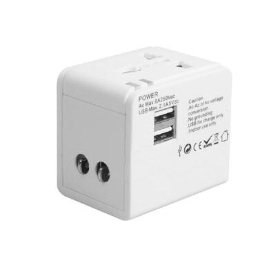 All-In-One Universal World Wide Travelling AC Adapter Plug AUUKUSEU International Power Charger Electric USB Conversion Power
All-In-One Universal World Wide Travelling AC Adapter Plug AUUKUSEU International Power Charger Electric USB Conversion Power