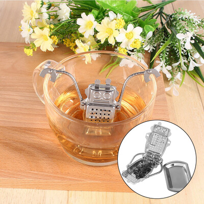 Stainless Steel Loose Tea Leaf Infuser Ball Strainer Filter Diffuser Herbal Spice Robot Shapestainless steel tea ball
Stainless Steel Loose Tea Leaf Infuser Ball Strainer Filter Diffuser Herbal Spice Robot Shapestainless steel tea ball