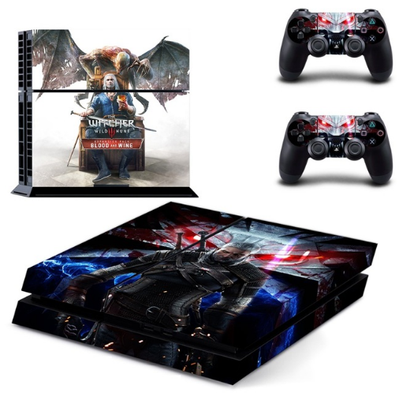 new The Witcher 3 Wild Hunt decal PS4 Skin Sticker For Sony Playstation 4 Console protection film 2Pcs Controllers 3 patterns
new The Witcher 3 Wild Hunt decal PS4 Skin Sticker For Sony Playstation 4 Console protection film 2Pcs Controllers 3 patterns