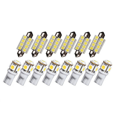 14PCS 194 T10 5W 31MM C5W Bulb LED Light White Lights Super Bright Car Tail Lamp Bulbs
14PCS 194 T10 5W 31MM C5W Bulb LED Light White Lights Super Bright Car Tail Lamp Bulbs