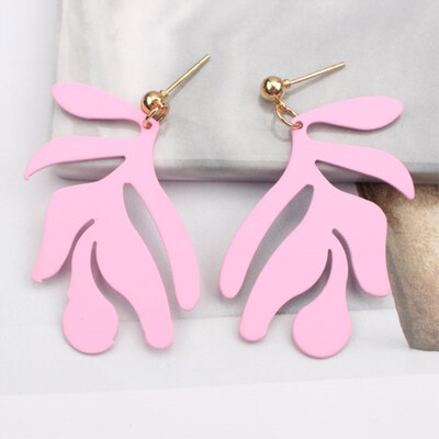 EK752 Big Leaf Drop Earrings for Women Korean Fashion Metal Spray Painted Earrings Wedding Jewelry Statement Pendientes Gift
EK752 Big Leaf Drop Earrings for Women Korean Fashion Metal Spray Painted Earrings Wedding Jewelry Statement Pendientes Gift