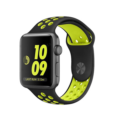 Two-Colored Silica Gel Lightweight Watch Band Sport Breathable Watch Strap For Apple Watch 432
Two-Colored Silica Gel Lightweight Watch Band Sport Breathable Watch Strap For Apple Watch 432