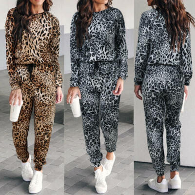 Women Long Sleeve Leopard Jumpsuit Romper Casual Clubwear Wide Leg Pants Outfits
Women Long Sleeve Leopard Jumpsuit Romper Casual Clubwear Wide Leg Pants Outfits