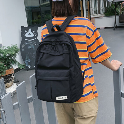 Bag female Korean version of high school junior high school Harajuku ulzzang backpack large capacity simple wild student backpack
Bag female Korean version of high school junior high school Harajuku ulzzang backpack large capacity simple wild student backpack