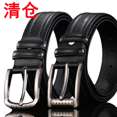 Belt leather pin buckle belt real leather mens casual fashion youth middle-aged pants with Korean version of the spot clearance
Belt leather pin buckle belt real leather mens casual fashion youth middle-aged pants with Korean version of the spot clearance