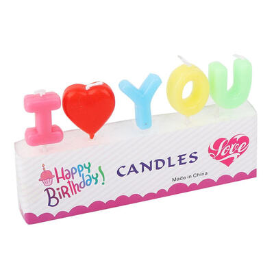 Greensen I LOVE YOU Letters Party Celebration Birthday Wedding Romantic Cake Candle Birthday Candle Letter Candle
Greensen I LOVE YOU Letters Party Celebration Birthday Wedding Romantic Cake Candle Birthday Candle Letter Candle