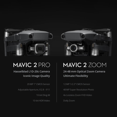 DJI MAVIC 2 ZOOM 3-axis Gimbal 12MP 123" CMOS 2x Optical Zoom 4K Camera Drone Omnidirectional Obstacle Sensing RC Quadcopter
DJI MAVIC 2 ZOOM 3-axis Gimbal 12MP 123" CMOS 2x Optical Zoom 4K Camera Drone Omnidirectional Obstacle Sensing RC Quadcopter