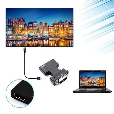 1080P HD Multimedia Interface Female To Vga Male Video Converter With Audio Output Cable Converter Adapter
1080P HD Multimedia Interface Female To Vga Male Video Converter With Audio Output Cable Converter Adapter