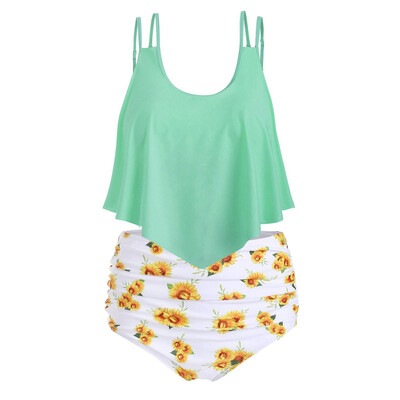 Roseonmyhand Women Two Pieces Bathing Suits Top Ruffled With High Waisted Bottom Bikini Set
Roseonmyhand Women Two Pieces Bathing Suits Top Ruffled With High Waisted Bottom Bikini Set