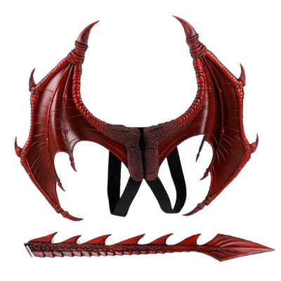 Two-Piece Dragon Cosplay Props Wing And Tail Childrens Halloween Costume Party Decorations Set
Two-Piece Dragon Cosplay Props Wing And Tail Childrens Halloween Costume Party Decorations Set