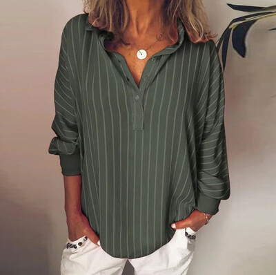 Starmoon Fashion Woman Loose Casual Striped Button Lapel Long Sleeve Shirt Top Blouse
Starmoon Fashion Woman Loose Casual Striped Button Lapel Long Sleeve Shirt Top Blouse