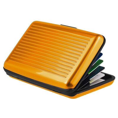Waterproof Antimagnetic Business ID Credit Card Metal Pocket Mini Case Waterproof Aluminum Cards Holder Pocket Wallet Holder
Waterproof Antimagnetic Business ID Credit Card Metal Pocket Mini Case Waterproof Aluminum Cards Holder Pocket Wallet Holder