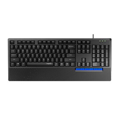 Rapoo NK2000 keyboard wired keyboard office keyboard full size integrated palm rest computer keyboard notebook keyboard black self-operated
Rapoo NK2000 keyboard wired keyboard office keyboard full size integrated palm rest computer keyboard notebook keyboard black self-operated