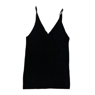 Women Summer Fashion Slim Fit Breathable V-neck Sexy All-match Solid Color Camisole Top
Women Summer Fashion Slim Fit Breathable V-neck Sexy All-match Solid Color Camisole Top