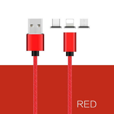Practical 3In1 Magnetic Data Cable Reversible Type-C Fast Charging Line For Android IOS Mobile Phone -2m
Practical 3In1 Magnetic Data Cable Reversible Type-C Fast Charging Line For Android IOS Mobile Phone -2m
