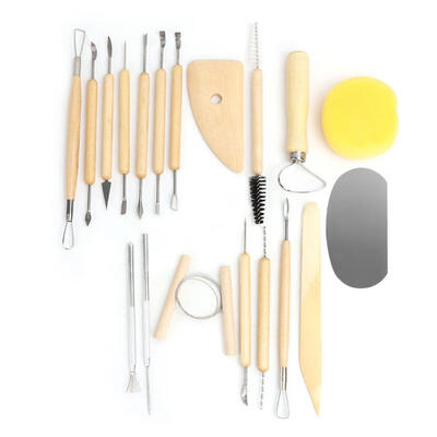Greensen 19pcs Pottery Clay Sculpture Carving Modelling Ceramic Hobby Art Craft DIY Tools
Greensen 19pcs Pottery Clay Sculpture Carving Modelling Ceramic Hobby Art Craft DIY Tools