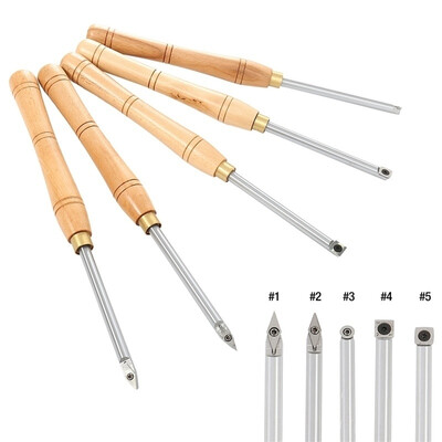 Tungsten Titanium Alloy Hand-held Woodworking Lathe Tool Turning Tools Sculpture 5 Size
Tungsten Titanium Alloy Hand-held Woodworking Lathe Tool Turning Tools Sculpture 5 Size