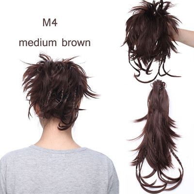 Messy Bendable Claw on Ponytail Hairpiece Clip in Jaw with 3 Bendable Metals Synthetic Straight Fluffy Hair Extension Updo braids
Messy Bendable Claw on Ponytail Hairpiece Clip in Jaw with 3 Bendable Metals Synthetic Straight Fluffy Hair Extension Updo braids