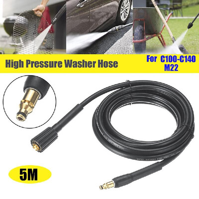 High Pressure Washer Hose M22 18Mpa 51015m Black Garden Washer Pipe Sprayer Hose for Nilfisk C100 C110 C120 C130 C140
High Pressure Washer Hose M22 18Mpa 51015m Black Garden Washer Pipe Sprayer Hose for Nilfisk C100 C110 C120 C130 C140