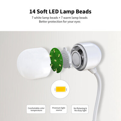 BT Music Lamp&Wireless Charger 3 in 1 Three Levels Light Lamp LED Eye-caring Booklight Wireless Music Loudspeaker for Study La
BT Music Lamp&Wireless Charger 3 in 1 Three Levels Light Lamp LED Eye-caring Booklight Wireless Music Loudspeaker for Study La