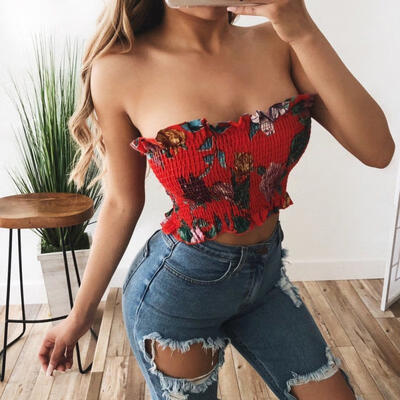 Women Sexy Striped Crop Top Bustier Tube Crop Tank Top Cami Tops Vest Blouse
Women Sexy Striped Crop Top Bustier Tube Crop Tank Top Cami Tops Vest Blouse