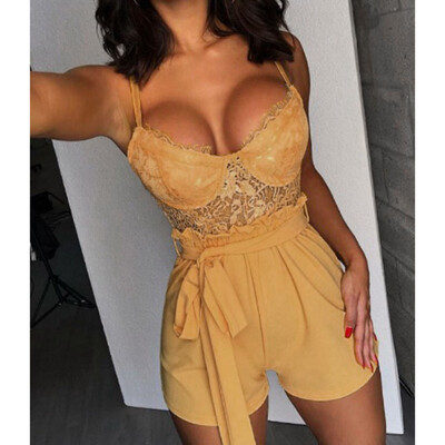 Starmoon Summer Fashion Women Lace Jumpsuits Vest Tank Top Casual Playsuit Short Pants
Starmoon Summer Fashion Women Lace Jumpsuits Vest Tank Top Casual Playsuit Short Pants