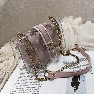 Network celebrity foreign gas package 2019 new advanced jelly transparent bag 100 wave point small square bag oblique chain bag
Network celebrity foreign gas package 2019 new advanced jelly transparent bag 100 wave point small square bag oblique chain bag