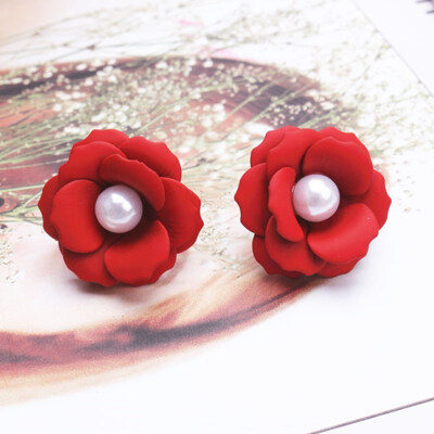 2019 New Korean Style Spray Paint Big Flower Stud Earrings For Women Fashion Summer Elegant Sweet Jewelry Accessories Brincos
2019 New Korean Style Spray Paint Big Flower Stud Earrings For Women Fashion Summer Elegant Sweet Jewelry Accessories Brincos