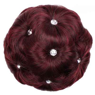 Gobestart Female Wig Hair Ring Curly Bride Makeup Diamond Bun Flowers Chignon Hairpiece
Gobestart Female Wig Hair Ring Curly Bride Makeup Diamond Bun Flowers Chignon Hairpiece