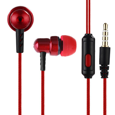 Durable Braided Wire Headphones Sub-woofer Headset Earplugs with Mic 
Durable Braided Wire Headphones Sub-woofer Headset Earplugs with Mic