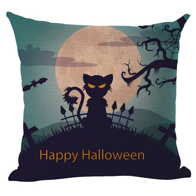 Happy Halloween Flax Square Pillow Case Witch Pumpkin Pattern Decorative Throw Pillow Cover for Home Bar Halloween Home Supplies
Happy Halloween Flax Square Pillow Case Witch Pumpkin Pattern Decorative Throw Pillow Cover for Home Bar Halloween Home Supplies
