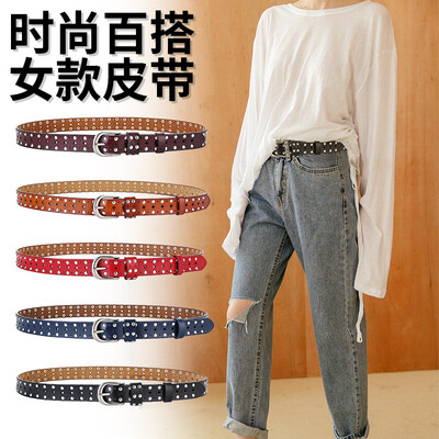 New womens belt leather fashion hollow belt female wide Korean version belt leather casual pin buckle belt
New womens belt leather fashion hollow belt female wide Korean version belt leather casual pin buckle belt