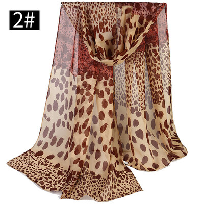 Korean version of the leopard stitching chiffon scarves scarf ladies long spring&summer sunscreen silk scarf high-grade silk scarves wholesale
Korean version of the leopard stitching chiffon scarves scarf ladies long spring&summer sunscreen silk scarf high-grade silk scarves wholesale