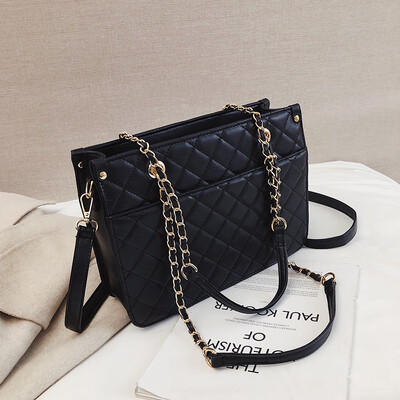 Qiao Bani 2019 new European&American style fashion solid color rhombic chain bag high quality single shoulder diagonal temperament handbag
Qiao Bani 2019 new European&American style fashion solid color rhombic chain bag high quality single shoulder diagonal temperament handbag