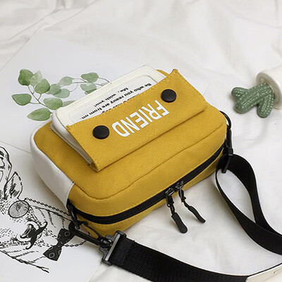 2019 new summer canvas bag womens texture slung Joker disco bag Korean shoulder bag messenger bag
2019 new summer canvas bag womens texture slung Joker disco bag Korean shoulder bag messenger bag