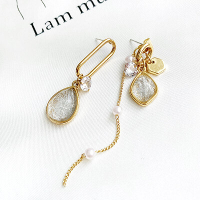 925 silver earrings drop earrings asymmetric fringe ear jewelry long temperament earrings ladies fashion earrings
925 silver earrings drop earrings asymmetric fringe ear jewelry long temperament earrings ladies fashion earrings