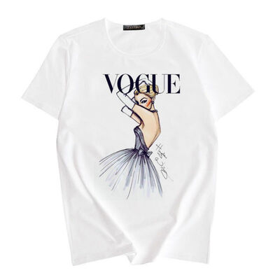 Women T Shirt VOGUE Beauty 3d Print Cotton O-Neck Tops Tees Summer Style Female T-Shirt ladies funny Clothes
Women T Shirt VOGUE Beauty 3d Print Cotton O-Neck Tops Tees Summer Style Female T-Shirt ladies funny Clothes